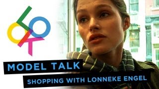 Shopping with Lonneke Engel Model Talk [upl. by Nehte]