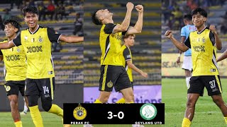 PERAK FC  3  vs  0  GEYLANG INTERNATIONAL FC • FRIENDLY MATCH 2024 [upl. by Eineeuq]