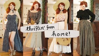 Thrifting From Home A mostly Summery Thrift Haul  Vintage Style [upl. by Ahsyen]