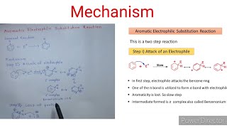 Electrophilic Substitution Reaction of Benzene Lecture 1 General Mechanism [upl. by Ghassan]