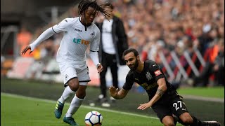 Renato Sanches vs Newcastle  Swansea Debut [upl. by Myk299]