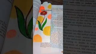 Easy bookmark painting 🎨 youtube youtubeshorts shorts shortvideo painting viral bookmark [upl. by Nimaynib]