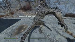 Fallout 4  Playable Deathclaw Mod [upl. by Bainter]