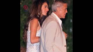 George Clooney et sa femme leur dîner aux chandelles dans lun des plus beaux restaurants dItalie [upl. by Icnan]