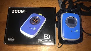 Ortovox Zoom Review  avalanche beacon transceiver [upl. by Olifoet]