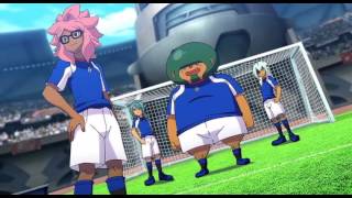 inazuma Japan Vs New inazuma JapanInazuma Eleven GO vs Danbooru Senki W [upl. by Dreda]