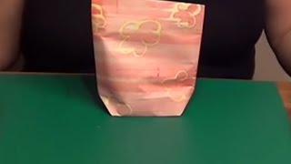 So einfach geht ein papier sack tüte tutorial [upl. by Hailed]