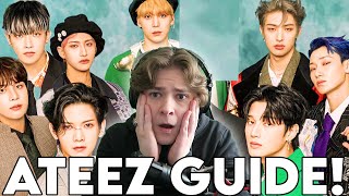 NON KPOP fan reacts ATEEZ  A LIGHTHEARTED guide to ATEEZ  2023 edition [upl. by Attelahs]