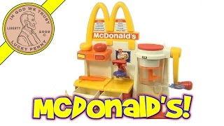 McDonalds Toys McNugget Maker Playset Vintage McDonalds Snack Food Maker Toy Review Mike Mozart [upl. by Eenahpets]