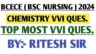 BCECE Previous year Questions BCECE 2024 CHEMISTRY Top Most Vvi Questions  bcece exam 2024 [upl. by Clapper875]