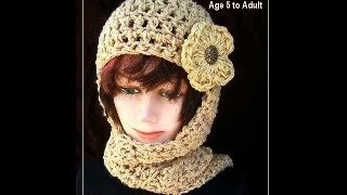 HAT PATTERN Crochet hat 113 CARLITTO HAT PATTERN WITH SCARF [upl. by Eibloc677]