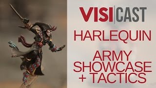 Warhammer 40k Harlequin Tactics Showcase and Fluff [upl. by Jarvis]