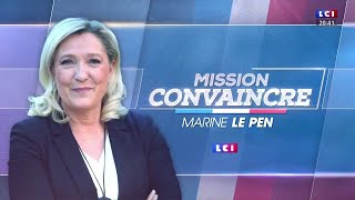 Marine Le Pen le replay intégrale de Mission Convaincre [upl. by Anairb942]