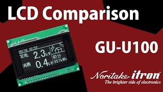 Noritake VFD Graphic LCD vs Dot matrix VFD  Demos [upl. by Millman607]