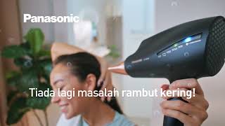 Tiada lagi rambut kering dengan Pengering rambut Panasonic nanocare EHNA98 [upl. by Roon]