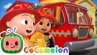 Wheels on the Fire Truck Song  CoComelon Nursery Rhymes amp Kids Songs [upl. by Liponis]