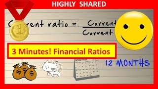 🔴 3 Minutes Financial Ratios amp Financial Ratio Analysis Explained amp Financial Statement Analysis [upl. by Ehctav433]