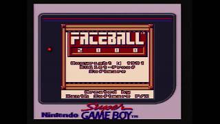 Faceball 2000 Title Screen Music Game Boy [upl. by Heddie43]