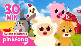 Binatang di Peternakan Pinkfong  Kumpulan Lagu Binatang dan Serangga  Baby Shark Indonesia [upl. by Nylarat249]