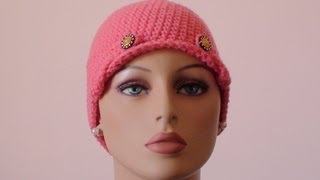 Crochet for Cancer Ladies Chemo Cap Wings Like Eagles [upl. by Pedaiah]