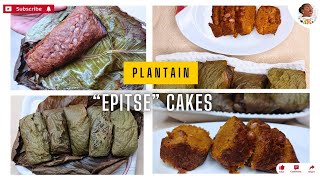 Epitse African Plantain Cakes Baked in Fresh Leaves  Ofam  Brodo Ngo [upl. by Arno829]