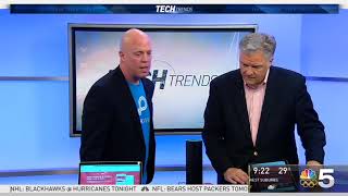 Book parking with your voice  ParkWhiz on NBC 5 Chicago Tech Trends [upl. by Tnarg]