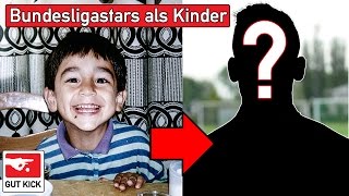 Fußballer als Kind  Erkennst du diese 11 Bundesligastars Footballplayers as children  then amp now [upl. by Asreht]