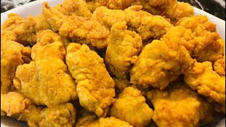 Popcorn chicken recipeHomemade popcorn chicken recipehow to make KFC style popcorn chicken [upl. by Freddi]