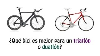 ¿Qué tipo de bici se ha de usar en triatlón o duatlón [upl. by Iramaj]