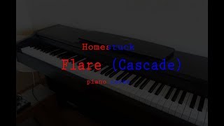 Homestuck  Flare Cascade piano cover [upl. by Narud]