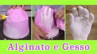 🤚 Mão de Gesso Utilizando Alginato ✅ DIY [upl. by Grewitz]