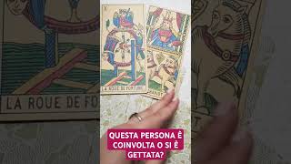 QUESTA PERSONA È COINVOLTA O SI È GETTATA🥰tarot love viral viralvideo [upl. by Sitoeht]