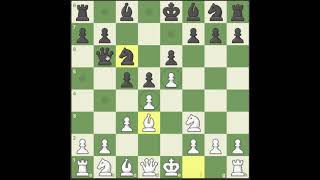 Chess Opening Trap 😱  MilnerBarry Gambit French Defense Advance Variation [upl. by Olnee]