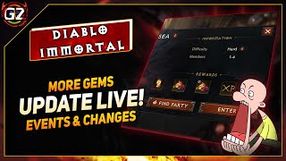 More Gems Get 12x Pearls NOW  UPDATE LIVE  Events amp Changes  Diablo Immortal [upl. by Ojoj]