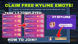 HOW TO GET KYLINE EMOTE quotYUN NA YONquot FOR FREE MOBILE LEGENDS BANG BANG [upl. by Elockcin]