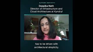 Move the Business Forward with Architectural Simplicity  Deepika Nath on Altitude podcast [upl. by Favin]