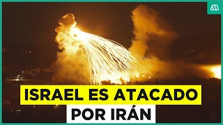 Israel es atacado por Irán Primeros registros del bombardeo [upl. by Guntar]