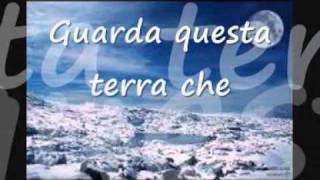 Andrea Bocelli  Canto Della Terra with lyrics [upl. by Wiggins]