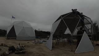 Domes Built  Ecotopia Ranch [upl. by Hgielac]