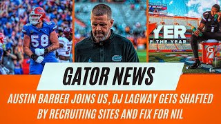 Florida Gators OL Austin Barber JOINS US Gator RECRUIT gets SHAFTED by recruting site amp FIX for NIL [upl. by Tabatha]