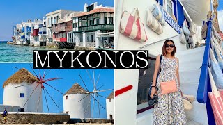 4 Beautiful Days in Mykonos Greek Island Mykonos Town Delos Island Ornos Beach [upl. by Eical388]