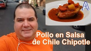 Pollo en Salsa de Chile Chipotle Comidas Mexicanas Caseras Faciles y Economicas [upl. by Frederiksen]