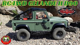 RC4WD GELANDE II D90 quotGRAVEL PITquot [upl. by Nylodnew]