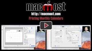 Printing Monthly Calendars 1299 [upl. by Anahsahs]