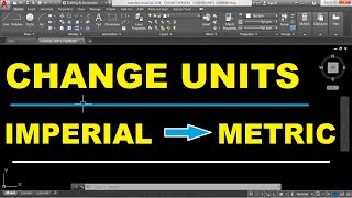 How to change units in AutoCAD from inches to mm [upl. by Huldah992]