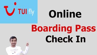 tuifly online boarding pass check in [upl. by Marge]