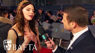 Anya TaylorJoy Loves The Shape of Water  Red Carpet Interview  EE BAFTA Film Awards 2018 [upl. by Thedrick]