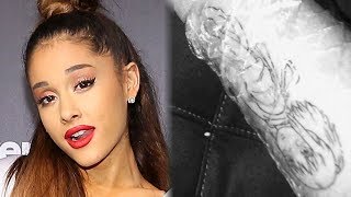 Fans UNHAPPY With Ariana Grande For MASSIVE Tattoo on Her Arm [upl. by Nonnac370]