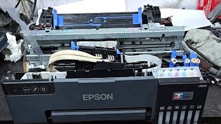 Epson L8050 L18050 Head problem Pw sensor Problem Pvc card printing Problem error Red Light blinking [upl. by Misti]