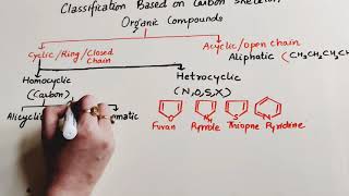 Classification of Organic Compounds Class 11Organic Chemistry some basic principles and Techniques [upl. by Ettenot]